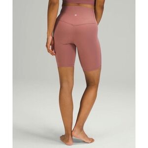 Lululemon Align High-Rise Short 8 Spiced Chai Color Yoga Biker Athletic Sz 4